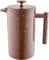 Café Olé CFD-08RG cafetière à Double paroi en Acier Inoxydable – Granit Rouge, 8 Demi-Tasses, 1L, 1 Liter