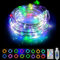 10 m Manguera Luz LED con 100 Ledes&Mando a Distancia& USB, 4 Modos Cadena de decoración navideña exterior de Luces para jardín, cama elástica, balcón, Navidad, boda, fiesta