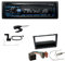Alpine UTE-204DAB 1 DIN Autoradio DAB+ Bluetooth USB AUX-IN passend für Opel Meriva 2003-2010 Charcoal