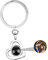 Porte-clés Photo personnalisé porte-clés de Projection de Photo de coeur personnalisé porte-clés de Projection avec côté Image pour femmes hommes