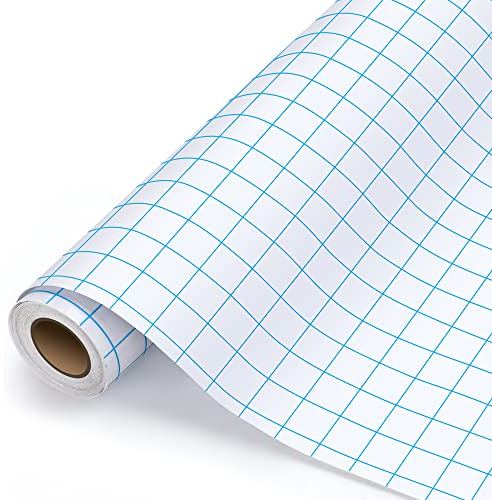 ImnBest Transferfolie Plotter für Vinyl - 30.5 cm x 950 cm mit klarem Ausrichtungsgitter Übertragungsfolie Plotter für Abziehbilder, Schilder, Fenster