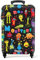 NoBoringSuitcases.com Valise Enfant, Valise Cabine, Valise Enfant Garcon, Bagages Enfant, Valise Enfant Roulette, Valise Voyage, Petite Valise Enfant, Valise Cabine 55x35x25cm (Monstres - Noir)
