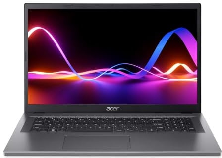 Acer Aspire 3 A317-55P Laptop - Intel N200, 8GB, 256GB SSD, Integrated Graphics, 17.3 Full HD, Windows 11, Iron