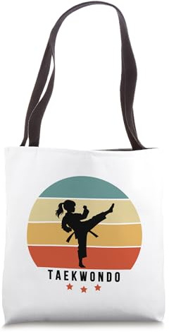 TAEKWONDO girl does taekwondo-kick design child taekwondo Tote Bag