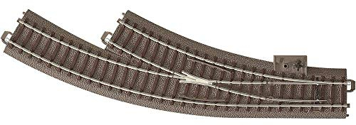Märklin 4028106626722 - Bogenweiche rechts R1, 360 mm, Trix H0, Braungrau