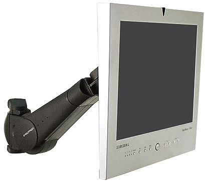 Ergotron 45-007-085 180° Wall Mount Monitor Arm for upto 27 Display - Black