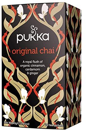 PUKKA HERBAL AYURVEDA Organic Original Chai Tea 20bags (PACK OF 2)