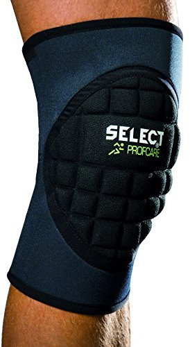 Select Par de Rodilleras con Acolchado de gofres, Unisex, Negro, Small