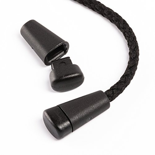 Due Emme 2M 10 Stck. Kordelende 106/5 mit 1 Loch für Schnüre und Kordeln bis 3mm Stärke