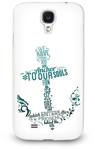 Handyhülle für Samsung Galaxy S4 Mini ( Anker grün ) - Hülle - Schutzhülle mit Motiv - TPU Silikon Hülle - Case - Cover - Schale - Backcover - Handytasche