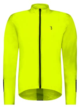 BBB Cycling fahrrad jacke, leicht, wasserabweisend und windabweisend, für Mountainbike, Rennrad und Urban Biking - für Damen, Herren, Kinder - BBW-148, Gelb (Neon Yellow), XS
