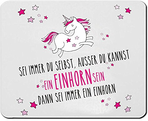 Einhorn Mousepad -Sei Immer Du selbst, außer Du Kannst EIN Einhorn Sein, dann sei Immer EIN Einhorn- Computer-Zubehör Geschenkidee für Frauen