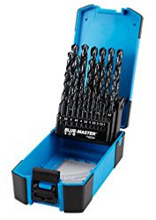 Blue-Master P6011 - Estuche ABS (25 Brocas HSS D 1 a 13 mm)