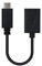 NANOCABLE - 10.01.2400 - Cavo 3A USB-C OTG (on-The-Go) USB 2.0, Fino a 3 Amp di carico, Maschio-Femmina, Tipo C/M-A/H, Nero, 15 CMS