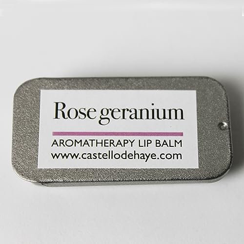 Castello de Haye, Rose Geranium Lip Balm, 7ml with Rose Geranium Essential Oil
