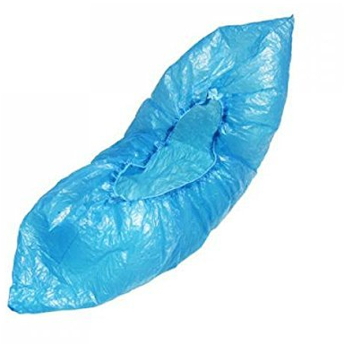 Rosenice Schuhüberzug Medizinische Schuhüberschuhe 100 Stück, Einweg Plastik Schuhüberzug Teppichreiniger (blau)