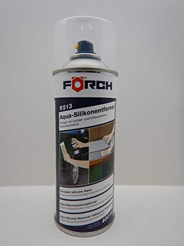 FÖRCH R513 Aqua Eliminador de silicona (400 ml con base de agua para la limpieza de superficies Antes de de rodillo y klebea de reparación