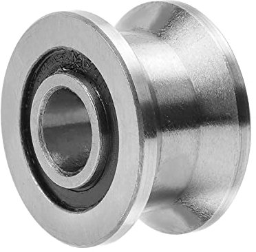 Othmro T22 - Cuscinetto a sfere con scanalatura a V 8 x 22,5 x 13,5 mm, cuscinetti a puleggia per albero inferiore a 12 mm