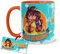 Kembilove Taza Desayuno para Parejas – Tazas Originales de Frikis para Enamorados – Taza Roja con Mensaje Gracioso ¡Eres mi fuerza! – Tazas de de café para regalar el día de San Valentín