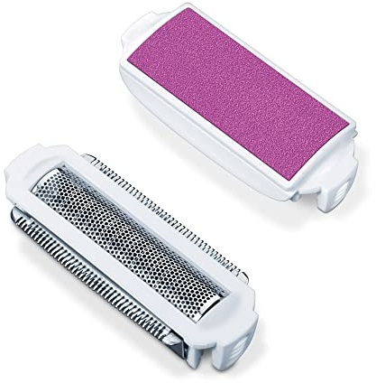 Beurer HL 36 Nachkaufset, 2 Scherfolien mit Schermessern und ein Peelingaufsatz, anti-allergene Scherfolie gegen Hautreizungen; für den elektrischen Beurer HL 36 Damenrasierer