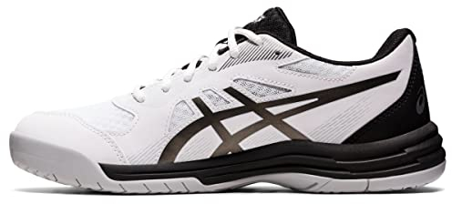 ASICS Men's Upcourt 5 Volleyball Shoes, White/Gunmetal, 11 UK