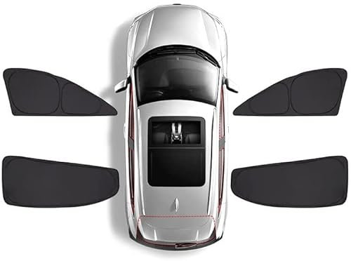 Auto Sonnenschutz für BMW 5 Series E60 2003-2010, Front Heck And Seitenscheibe UV Schutz Datenschutz