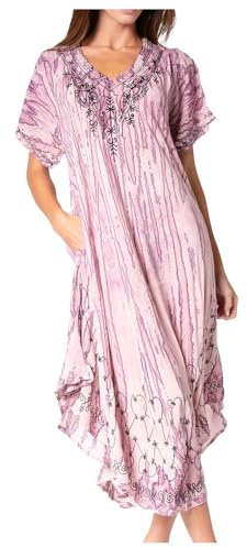 Sakkas Viveka gestickte Kaftan Kleid