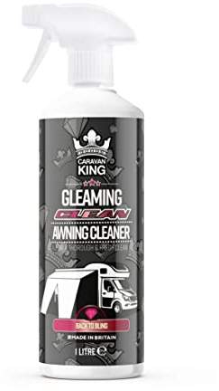 Caravan King – Awning & Canopy Cleaner Spray – Removes Dirt, Algae & Mould from Caravan Awnings, Tents & Outdoor Fabrics, 1L