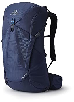 Gregory M Zulu 55 Rc Blau - Dynamischer robuster Herren Alpin Rucksack, 55l, Größe Small - Medium - Farbe Halo Blue