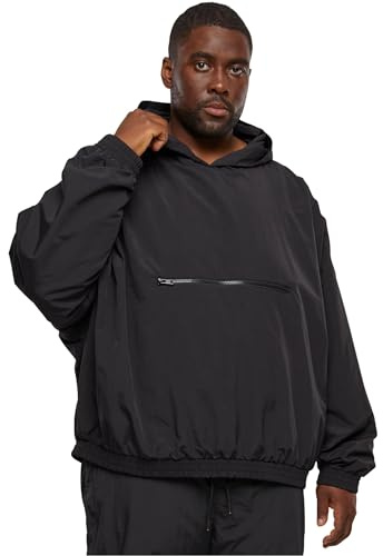 Urban Classics Herren Jacke 90's Pull Over Jacket black L
