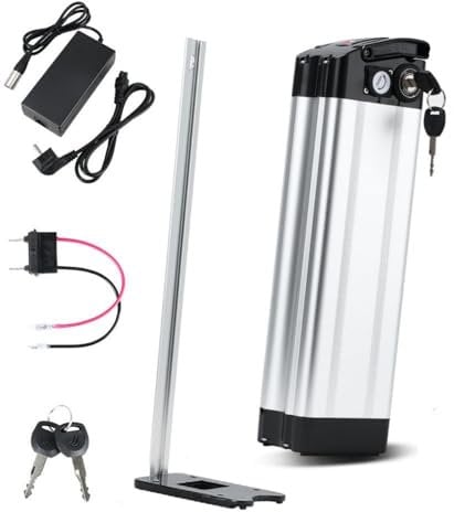 ZHIKAN E-Bike Pedelec Akku 36V/48V 15,6Ah/18Ah/21Ah, für MiFa Rex Prophete Aldi Bike/Phylion/XH370-10J/ZL1010-F,mit Ladegerät, geeignet für 250W/350W/500W/750W/1000W/1200W Motoren (36V 15.6Ah)