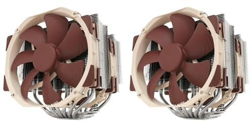 Noctua NH-D15 SE-AM4, Premium Dual-Tower CPU Cooler for AMD AM4 (Brown) (Pack of 2)