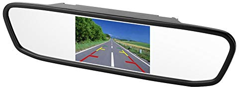 HD-Auto-Rückspiegel-Monitor TFT-LCD-Bildschirm 2 Video-Eingangs Kanäle 4.3 Zoll