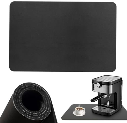 1 Piezas Alfombrilla Escurreplatos 40x30cm, Alfombrilla Cafetera, Súper Absorbente Alfombra Escurreplatos, para Cocina, Cafetera, Fregadero y Baño