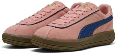 PUMA Women's Club KLASSIKA SD Sneaker, Pink Fruit-Blazing Blue Gold, 5 UK