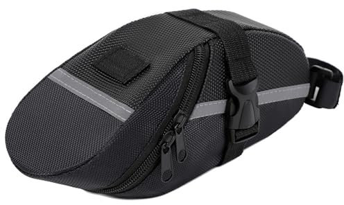 HDGSAFD Bolsa Reflectante y Portátil para Bicicleta - Equipo de Sillín Impermeable - Accesorios
