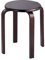 Barhocker, Stühle mit offener Rückenlehne, 4er-Set, gebogene Holzhocker, stapelbarer Massivholzhocker, runder Hocker, runde Tischplatte, Heimdekorhocker, Tritthocker, wunderschön Chaser of Light