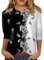 asymmetrisches Oberteil Damen Deutschland Shirt Damen große größen Knopfleiste Shirt Oberteil Pullover für Damen blusenshirt Damen 3/4 arm Tops für Damen Set Slim fit Elegante blusen Damen t
