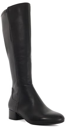 Dune London Ladies TAYLA Wide Fit Stretch Knee-High Boots Size UK 3 Knee High Boots