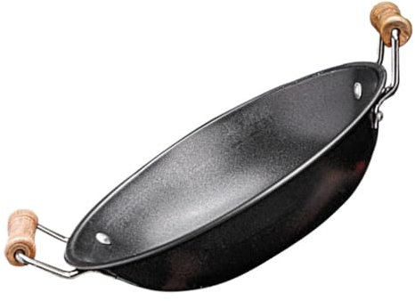 Ciieeo Small Wok Dual Handle Kitchen Metal Pot Stainless Steel Pan for Cooking for Home Use As Non Stick Frying Pan