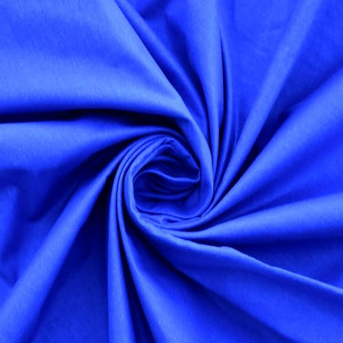 Stoff Virginia Tex, Meterware, Baumwollstoff 100%, große Breite 240 cm, Baumwollstoff 100% Oeko -Tex Standard 100 Unifarben zum Nähen (Dunkelblau 78, 300 cm)
