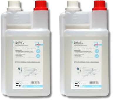 ANCEVIA Set - MaiMed MyClean IN Instrumentendesinfektionsmittel 2er Sparpack - Hochwertiges Konzentrat (nur 3% Verdünnung nötig) - Aus 2x1L entstehen 66L Gebrauchslösung - VAH-gelistet