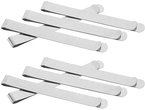 Warmhm Candy Floss Clips and Spun Sugar Mesh Clips 10pcs Stainless Steel Reusable Candy Floss Making Accessories Compatible Spun Sugar Machines