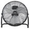 Kaspar Ventilator Luftzirkulator Lüfter mit 3 Windgeschwindigkeiten Oszillationsfunktion 200 W 49 cm Durchmesser Schwarz