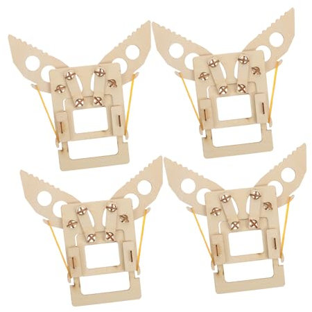 KOMBIUDA 4stücke Holzbearbeitungsset DIY Zangen Puzzle Mechanische Armmodell Bausatz Für Junge Mädchen Naturwissenschaftsprojekte Bastelsatz Pädagogisch