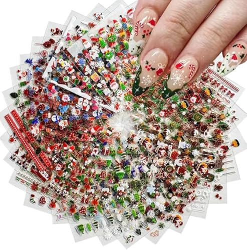 3D Nagelsticker 90 Blatt Nagelsticker Selbstklebend Blumen Blumenherzform Nageldesign-goldene Blumen-Nagelaufkleber für Nageldesign,für DIY Dekorationen,Maniküre (30-A)