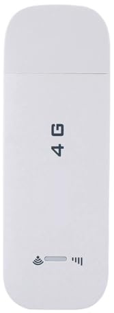 LUCKDANO 4G LTE USB-WLAN-Netzwerkadapter, Kabelloser Modem-Stick, Kabellose Internetkarte mit 150 Mbit/s Geschwindigkeit für 10 WLAN-Benutzer, Plug-and-Play, Tragbar