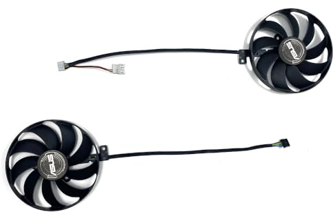 CLSOZAW Laptop parts Cooling Fan 90MM 4PIN T129215SU For ASUS for Dual RTX 2060 2070 2080 SUPER EVO Advanced Graphics card fan fans(BROWN)