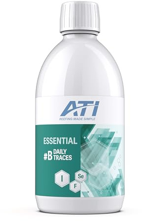 ATI Daily Traces B – Spurenelementversorgung für Meerwasseraquarien, mit Fluor, Jod & Selen, Ergänzung zu ATI Essentials, 500 ml