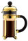 BODUM Chambord 3-Cup Coffee Maker, Gold, 0.35 Litre/ 12oz